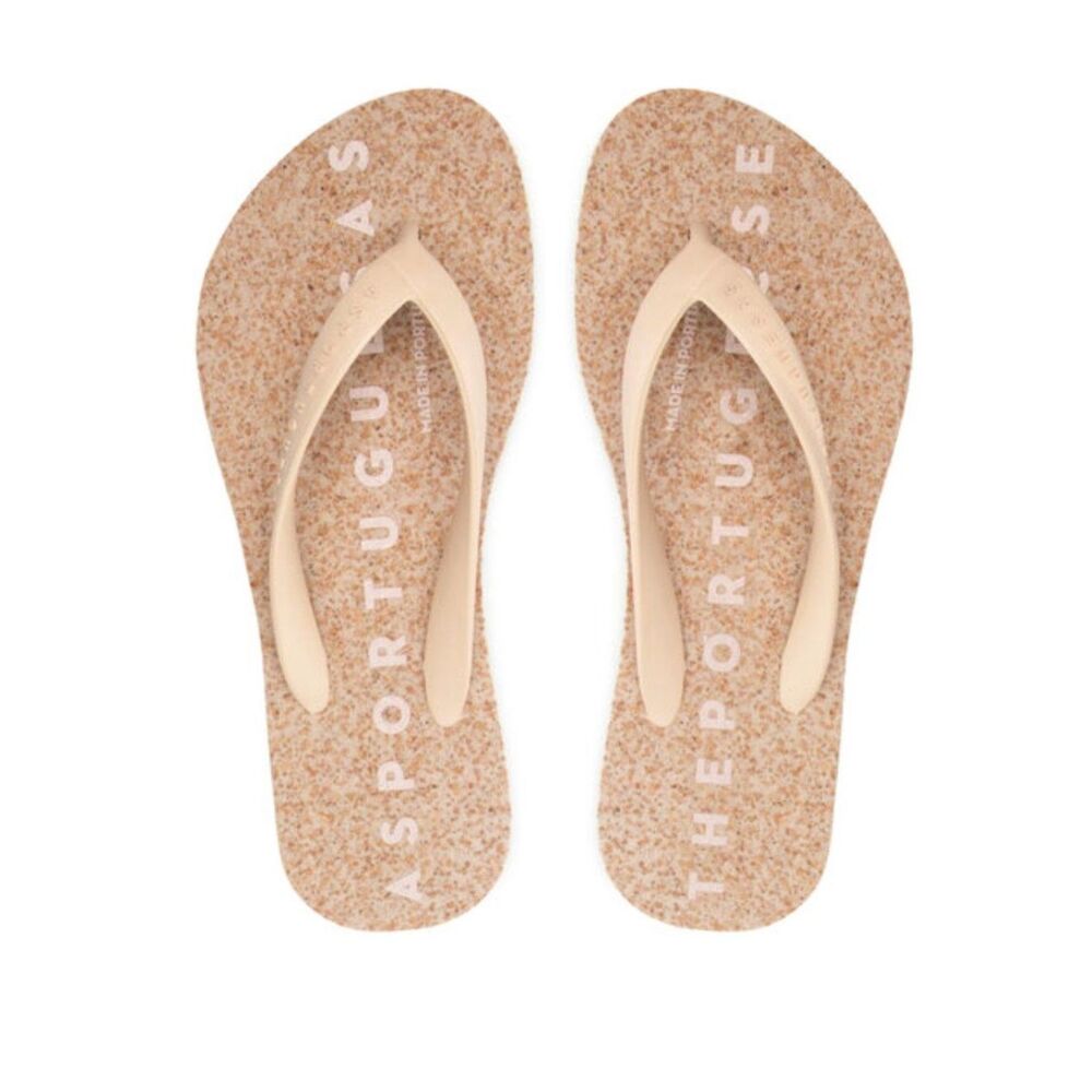 Asportuguesas Base Flip Flops Cream, Size 37/38 (S4)